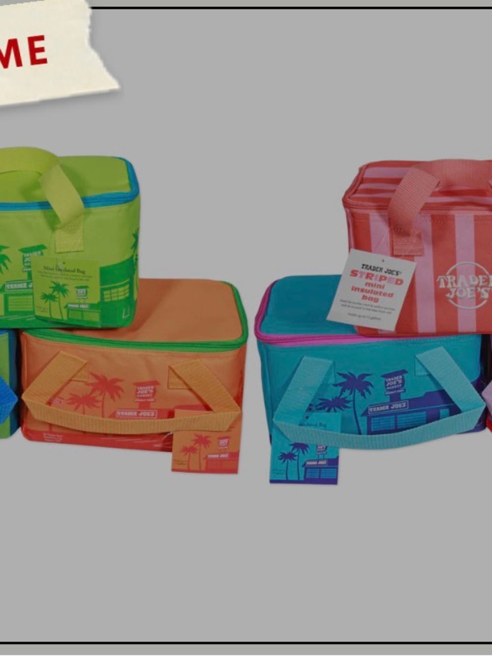 Trader Joe’s Mini Insulated Tote Summer Collection - Picture 3 of 3